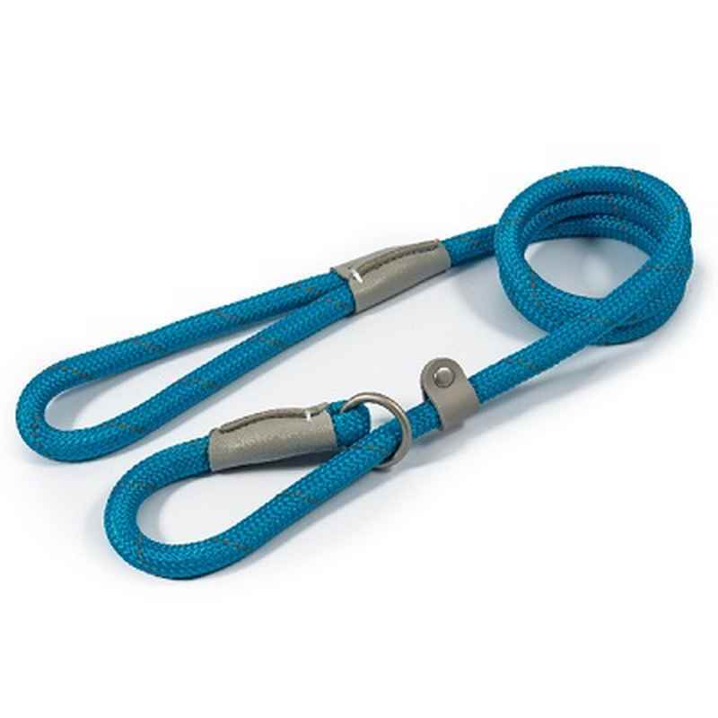 Ancol Viva Rope Reflective Slip Lead Blue