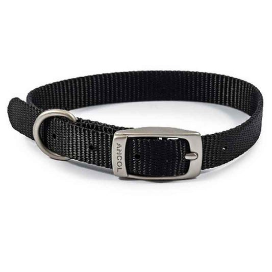 Ancol Viva Buckle Collar Black