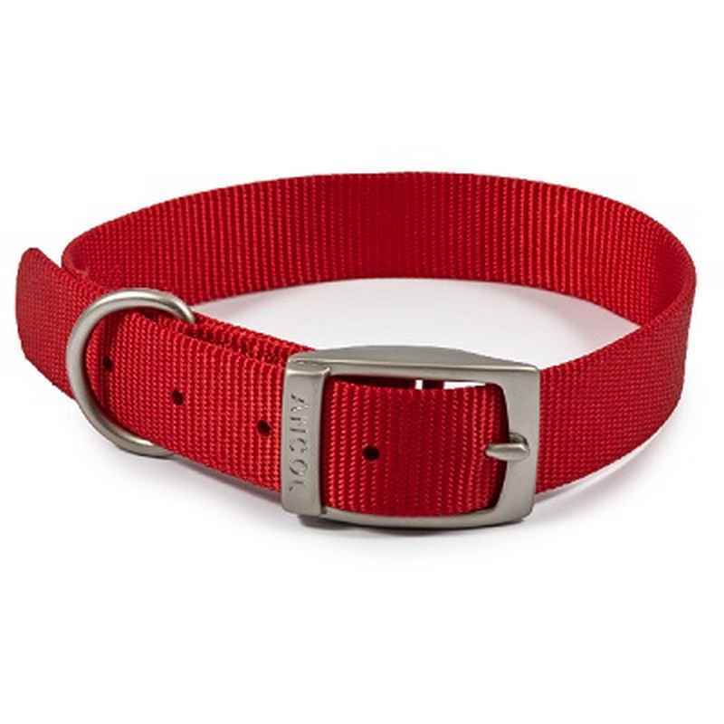 Ancol Viva Buckle Collar Red