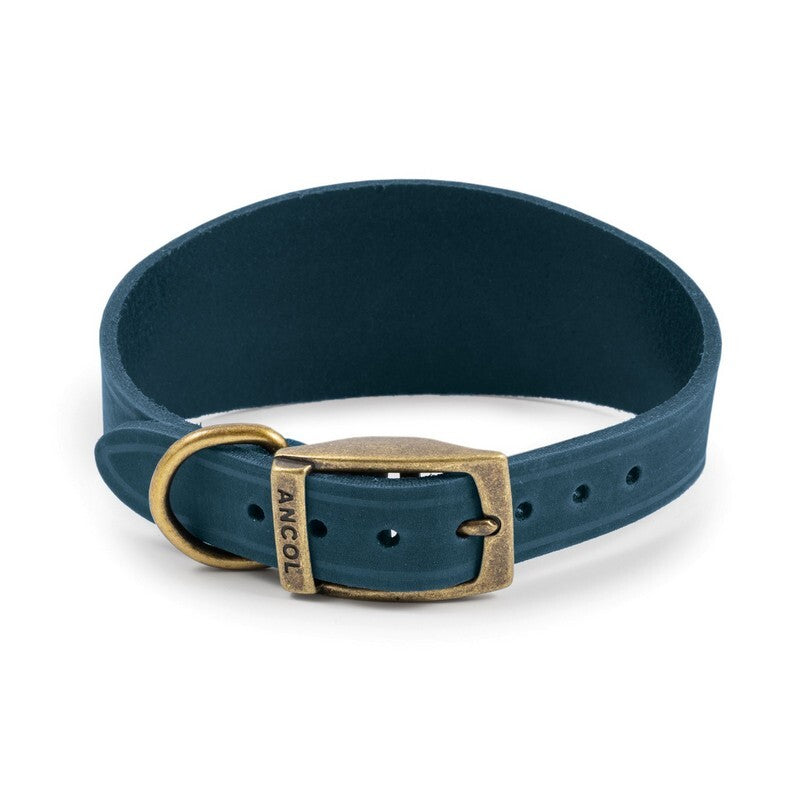 Ancol Heritage Collection Timberwolf Leather Greyhound Collar  34-43cm