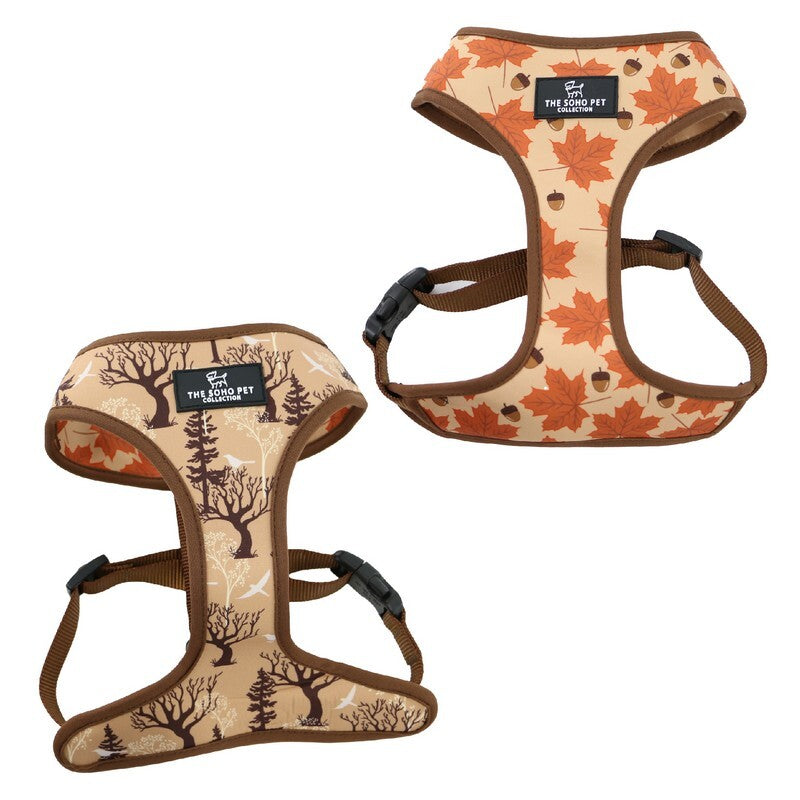 Ancol Soho Reversible Maple Leaf/Woodland Harness
