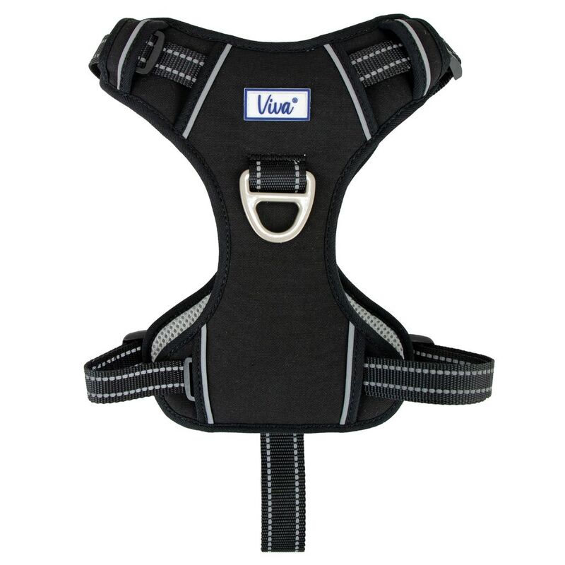 Ancol Viva Exercise & Travel Harness Black