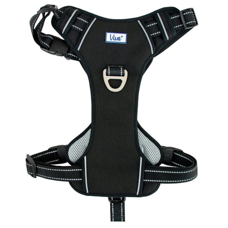 Ancol Viva Exercise & Travel Harness Black