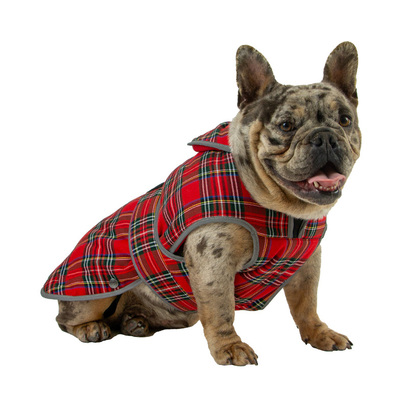 Ancol Heritage Red Tartan Coat