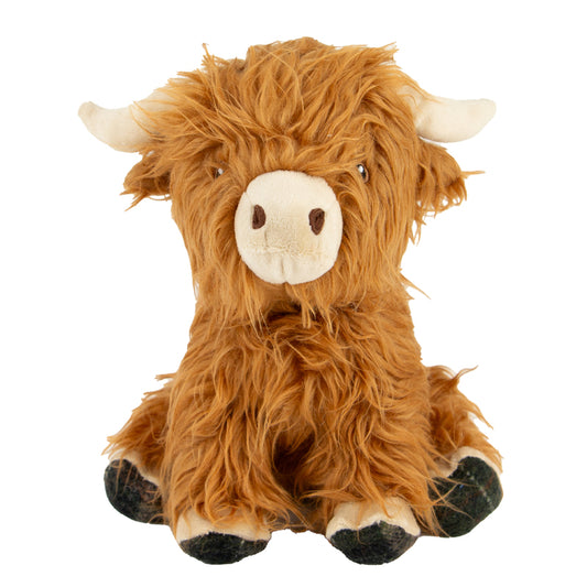 Ancol Heritage Fergus Highland Cow Dog Toy