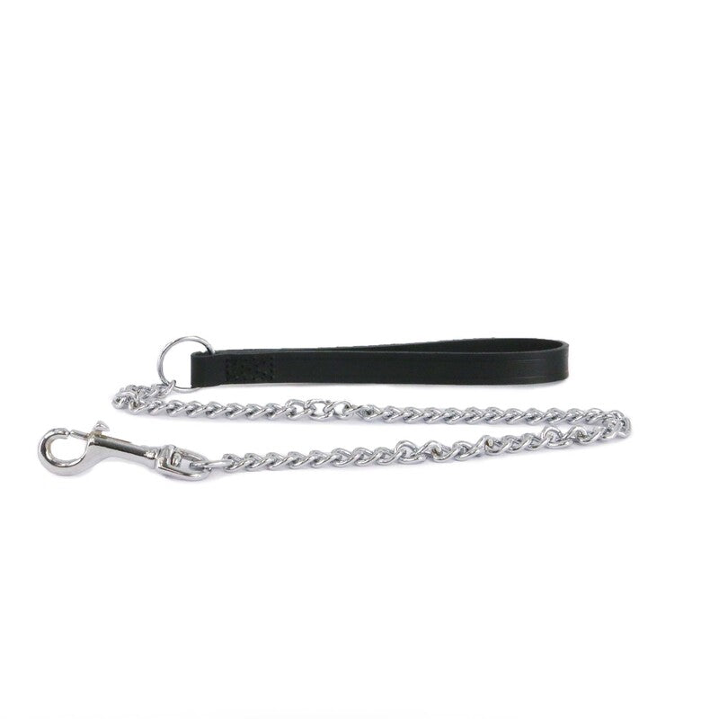 Ancol Classic Collection Leather Chain Lead Heavy