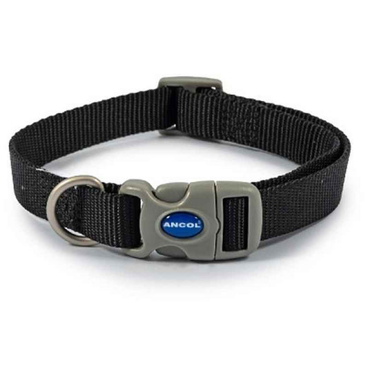 Ancol Viva Adjustable Quick Fit Collar Black
