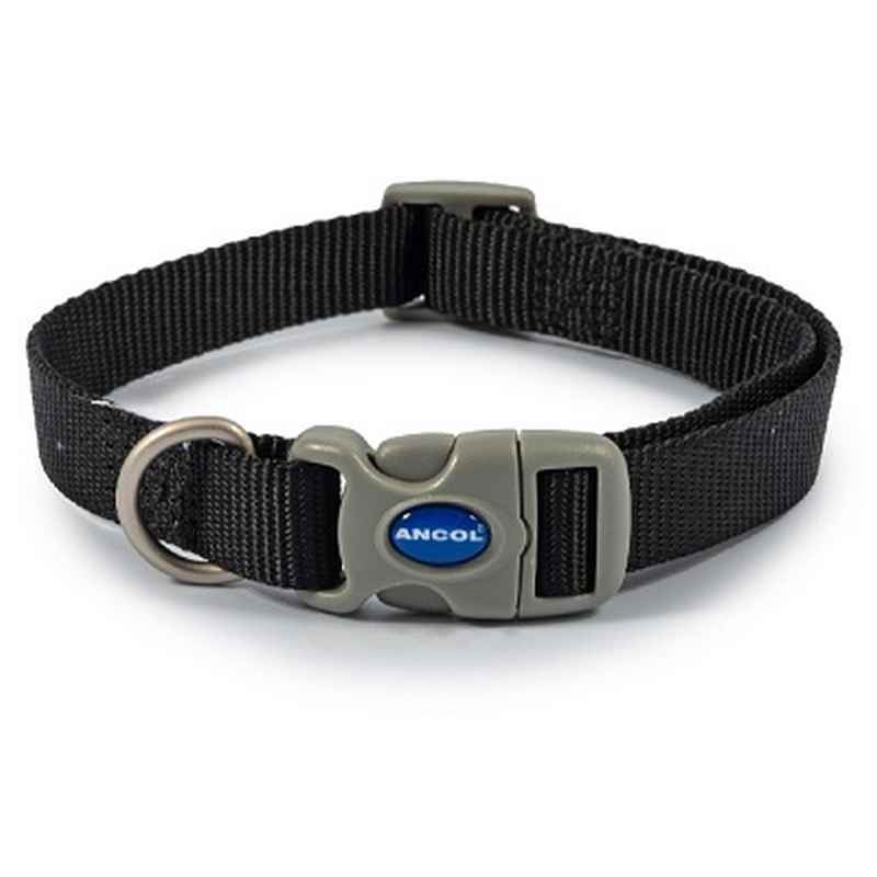 Ancol Viva Adjustable Quick Fit Collar Black