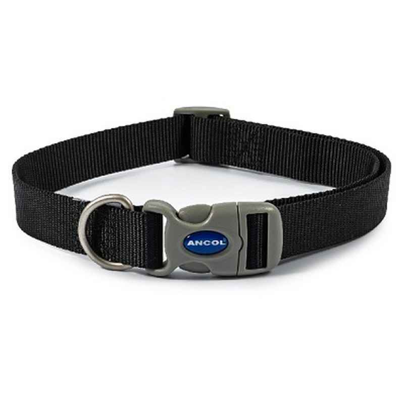 Ancol Viva Adjustable Quick Fit Collar Black