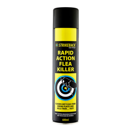 Strikeback Rapid Action Flea Killer Aerosol 600ml