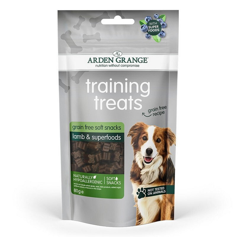 Arden Grange Training Treats Grain Free Lamb & Superfoods 80g x 10
