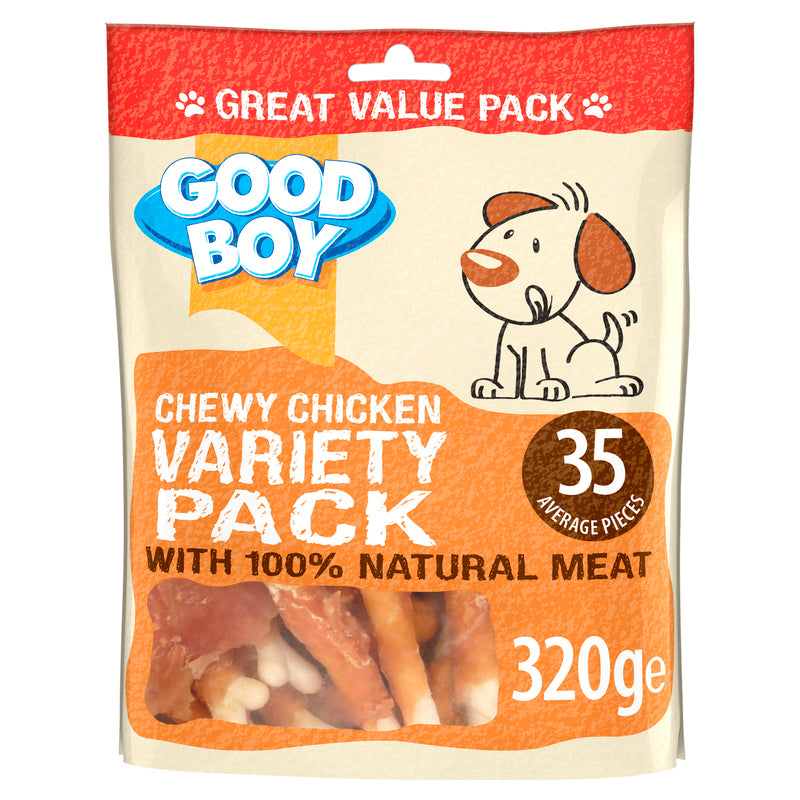 Good Boy Chewy Chicken Variety 320g x 5