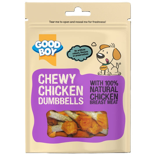 Good Boy Chewy Chicken Dumbbell 350g x 4