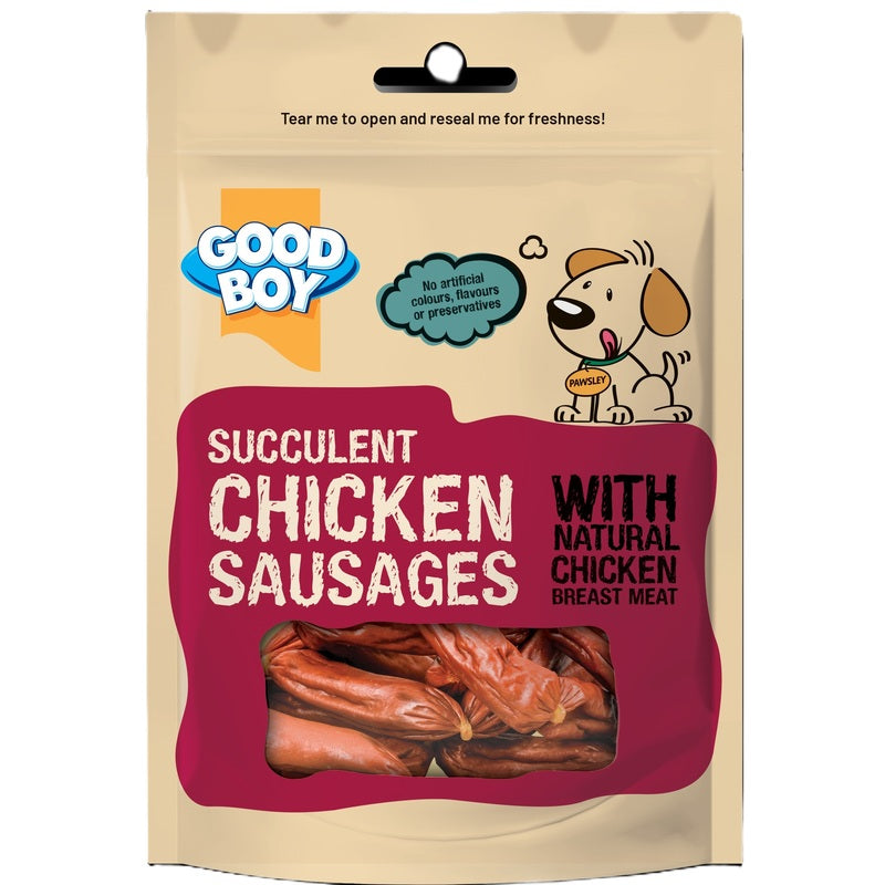 Good Boy Succulent Chicken Sausages 12 x 75g