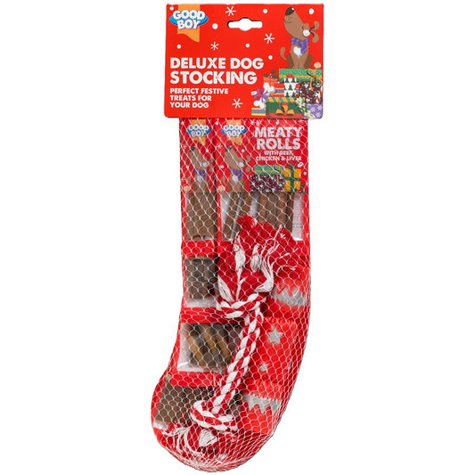 Good Boy Xmas Deluxe Dog Stocking Brown 150 g