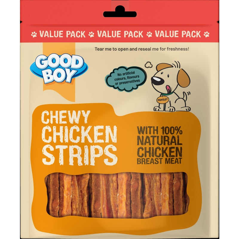 Good Boy Chewy Chicken Strips 350g x 6