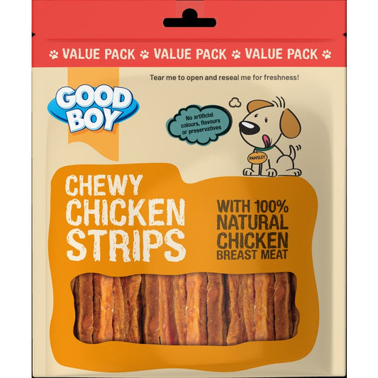 Good Boy Chewy Chicken Strips 350g x 6
