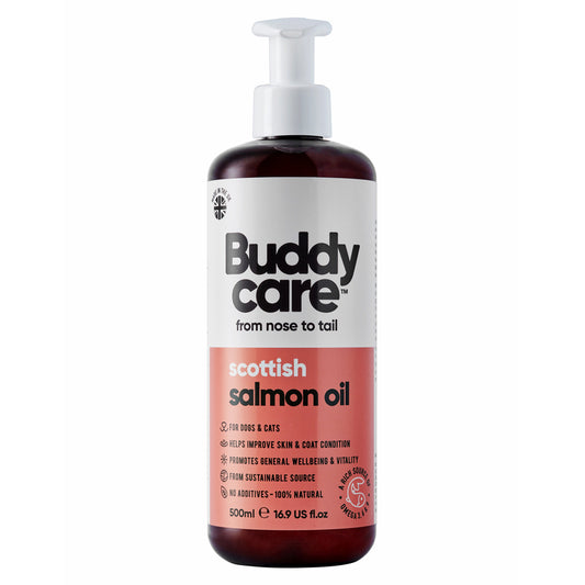 Buddycare Scottish Salmon Oil for Dogs & Cats 500ml