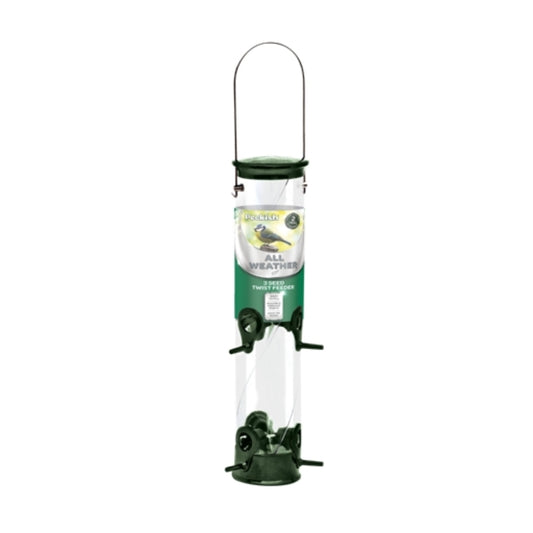 Peckish All Weather Three Seed Twist Feeder 40cm