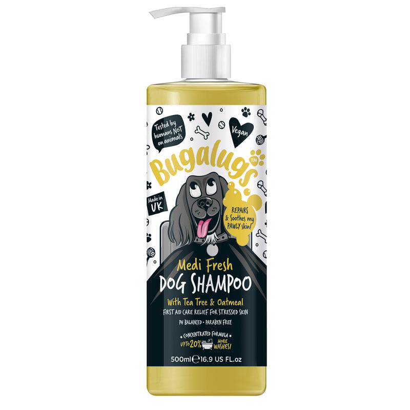 Bugalugs Medi Fresh with Tea Tree & Oatmeal Dog Shampoo