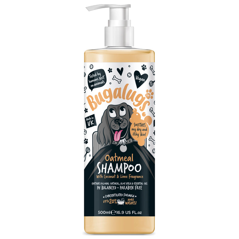 Bugalugs Oatmeal with Coconut & Lime Scented Dog Shampoo