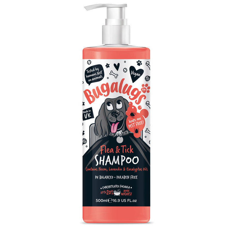 Bugalugs Flea & Tick with Neem Oil Dog Shampoo