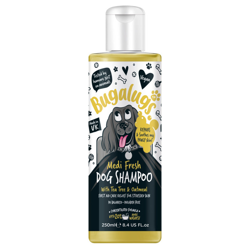 Bugalugs Medi Fresh with Tea Tree & Oatmeal Dog Shampoo