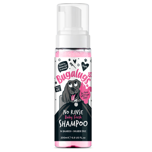 Bugalugs No Rinse Baby Fresh Dog Shampoo 200ml