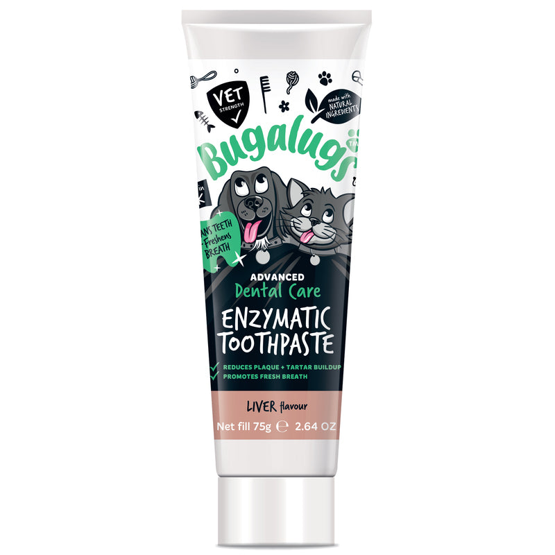 Bugalugs Advanced Enzymatic Toothpaste for Dogs & Cats 75g x 9