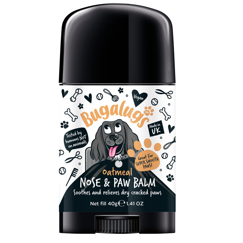 Bugalugs Oatmeal Nose & Paw Balm Stick for Dogs 40g