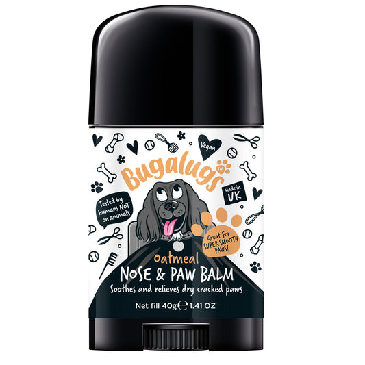 Bugalugs Oatmeal Nose & Paw Balm Stick for Dogs 40g