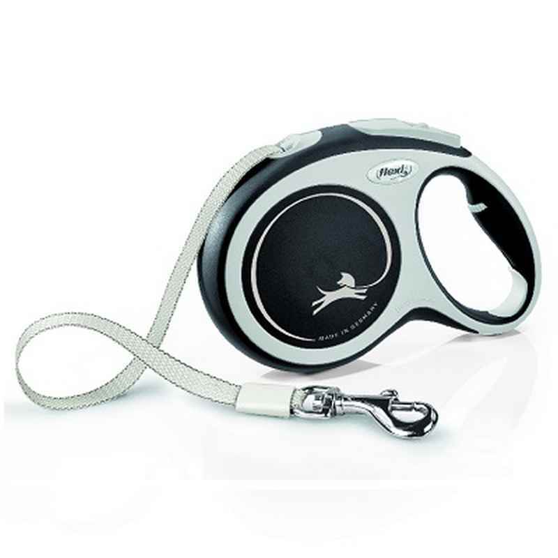 Flexi Comfort Tape Dog Lead Large Black