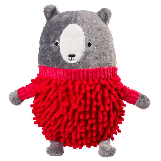HOP Xmas Noodle Bear Dog Toy