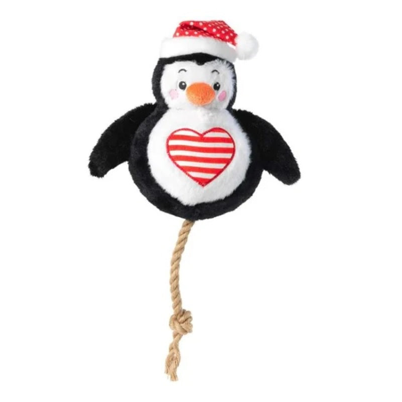 HOP Xmas Penguin Snowball Dog Toy