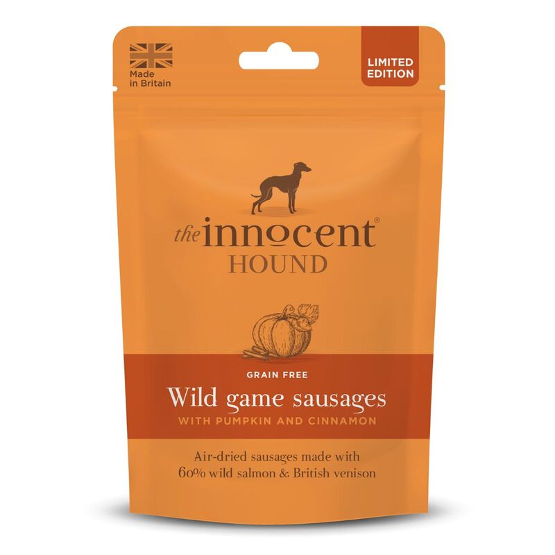 Innocent Hound Wild Game Sausages with Pumpkin & Cinnamon 5 pieces