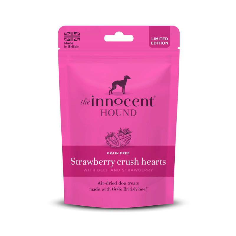 Innocent Hound Strawberry Crush Hearts Beef with Strawberry 70 g