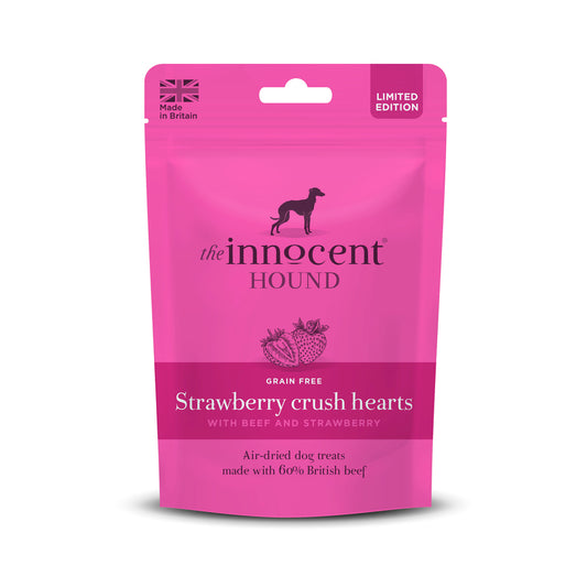 Innocent Hound Strawberry Crush Hearts Beef with Strawberry 70 g