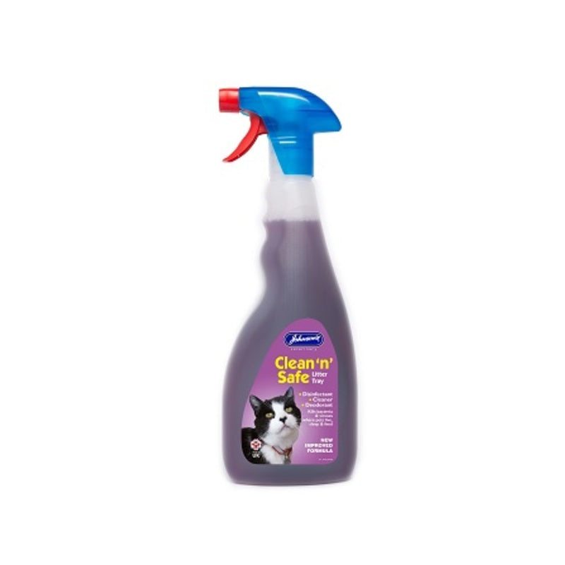 JVP Clean n Safe Litter Tray Disinfectant 500ml x 6