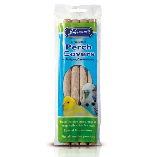 JVP Sanded Perch Covers for Budgies & Canaries 4 Covers x 12