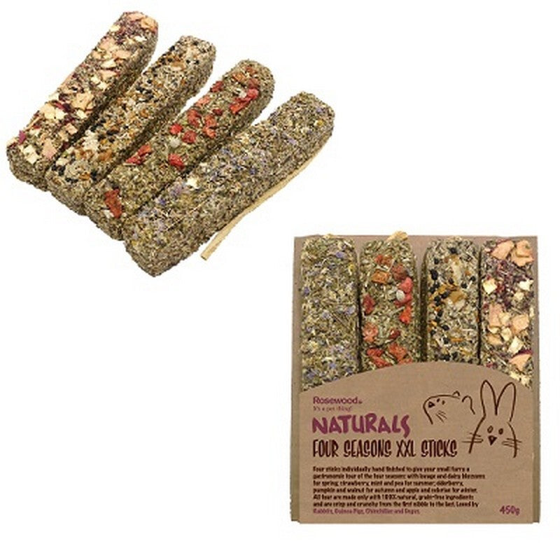 Rosewood Naturals Four Seasons XXL Sticks 450g x 8