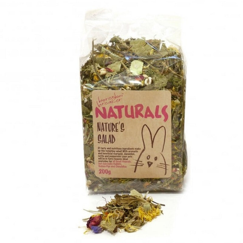 Rosewood Naturals Small Animal Natures Salad 200g x 6