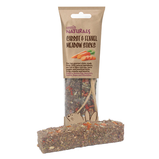 Rosewood Naturals Carrot & Fennel Meadow Sticks 140g x 8