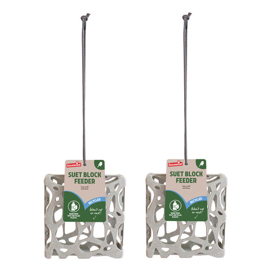 Rosewood Recycled Suet Block Feeder x 6