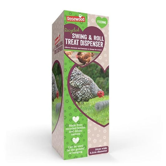 Rosewood Play-Time Recycled Swing & Roll Treat Dispenser