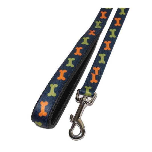 Rosewood Nylon Bone Dog Lead 102 x 2cm
