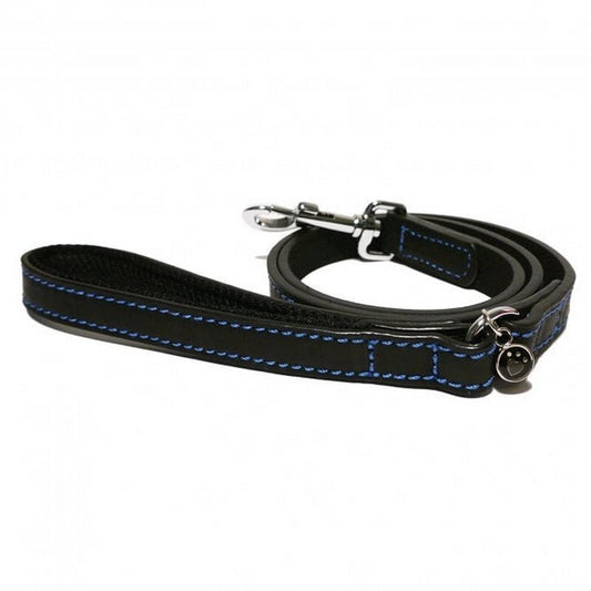 Rosewood Lux Leather Black Dog Lead 102 x 2cm