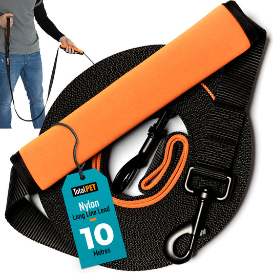 Total Pet Nylon Training Dog Lead 10m