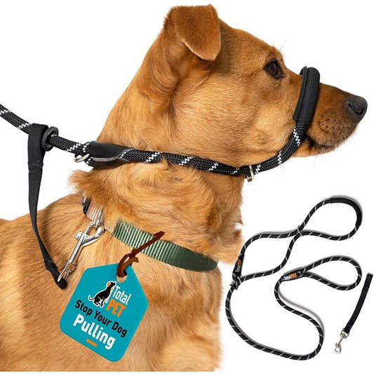 Total Pet Figure 8 Rope Medium/Large Dog Lead Black