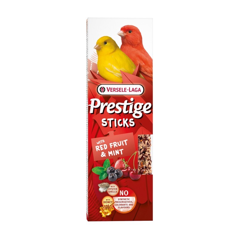 Versele Laga Prestige Sticks Canaries with Red Fruit & Mint 60g x 10