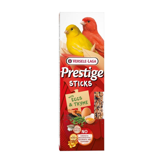 Versele Laga Prestige Sticks Canaries with Eggs & Thyme 60g x 10